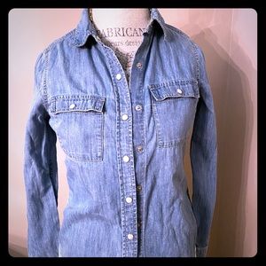 White House Black Market Denim Jacket